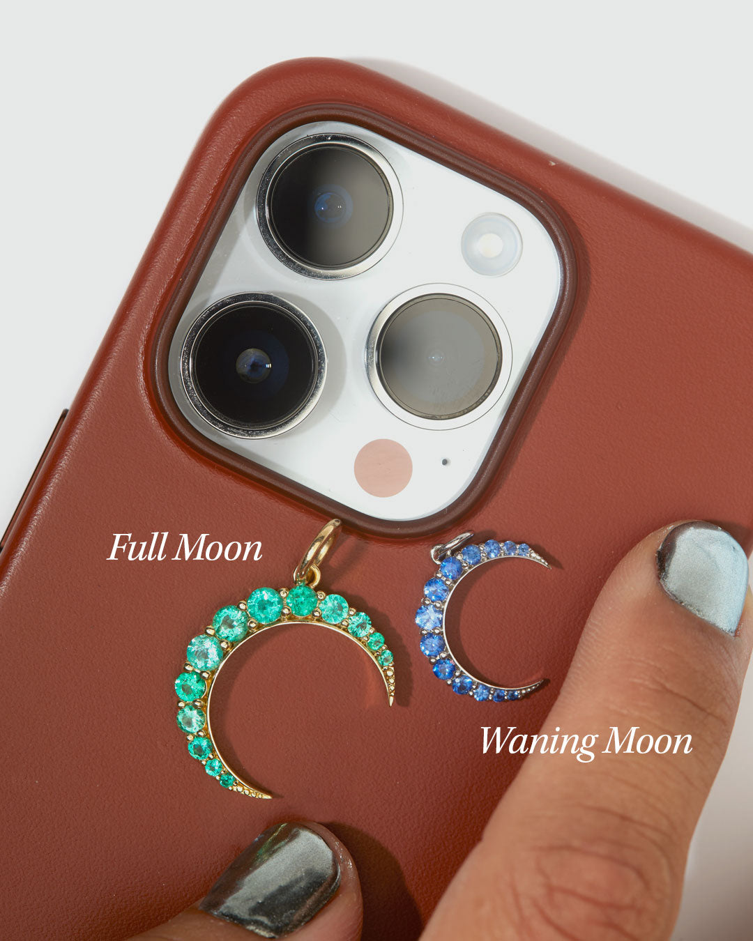 Emerald Moon Pendant