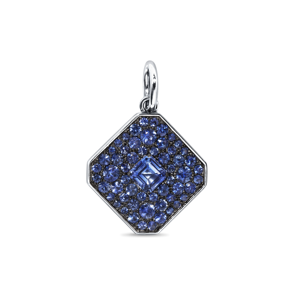 Prismatic Medallion in Blue Sapphire