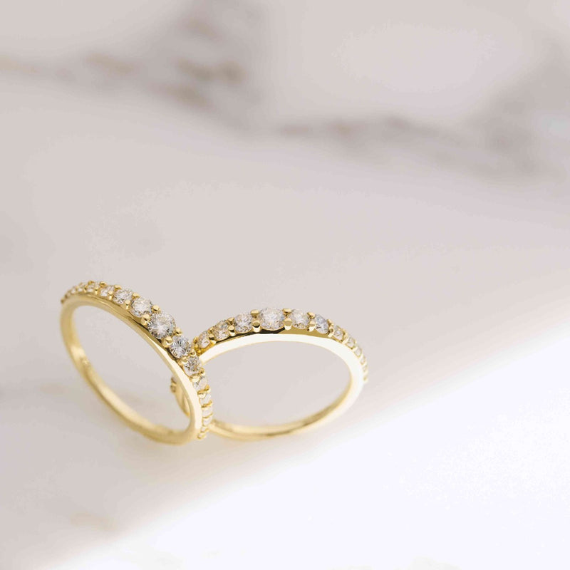 Buy quality 22K 91.6 Gold Peacock Mini Diamond Fancy Ring in Ahmedabad