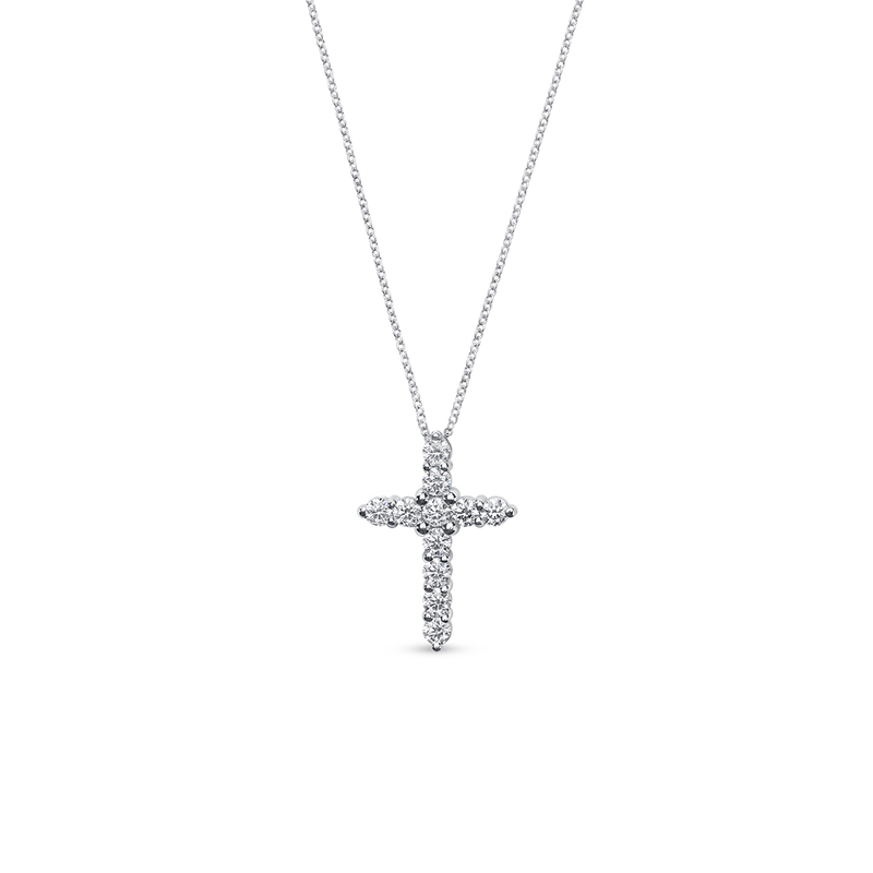 Tiffanys diamond cross necklace online